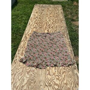 Shelly & Arnold Women's Sheer Midi Skirt‎ Size Large Floral Pattern Vintage